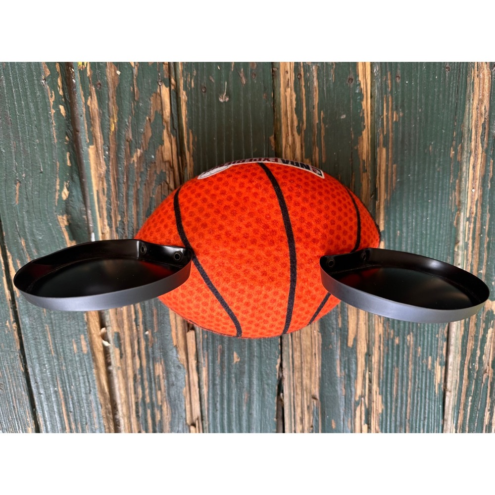 Disney Parks NBA Experience Mickey Mouse Ear Hat Basketball Orange Black Collet